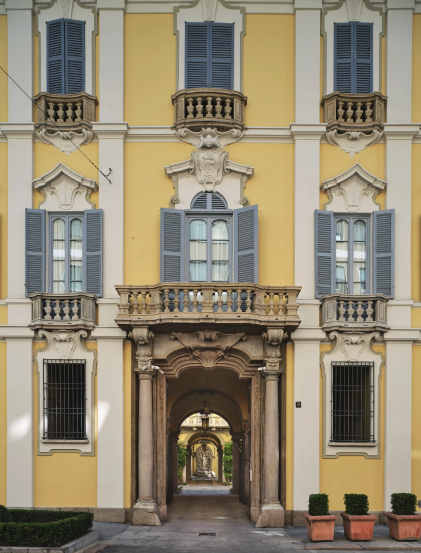 Palazzo Visconti, l'ingresso